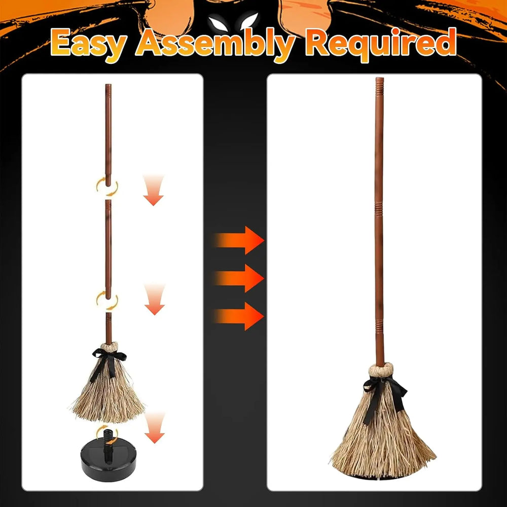 NORAVELI Classic Moving Witch Broom — No Light