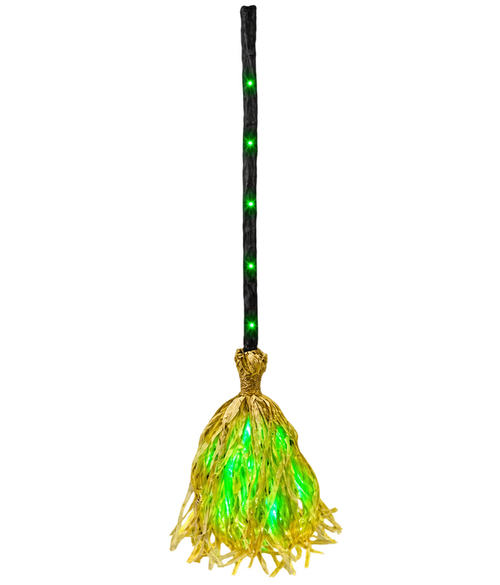 Vassoura com luz verde — imagem ilustrativa baseada no produto
